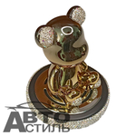 Ароматизатор-игрушка -на торпеду- Мишка - YC-14BLG черно-золотой