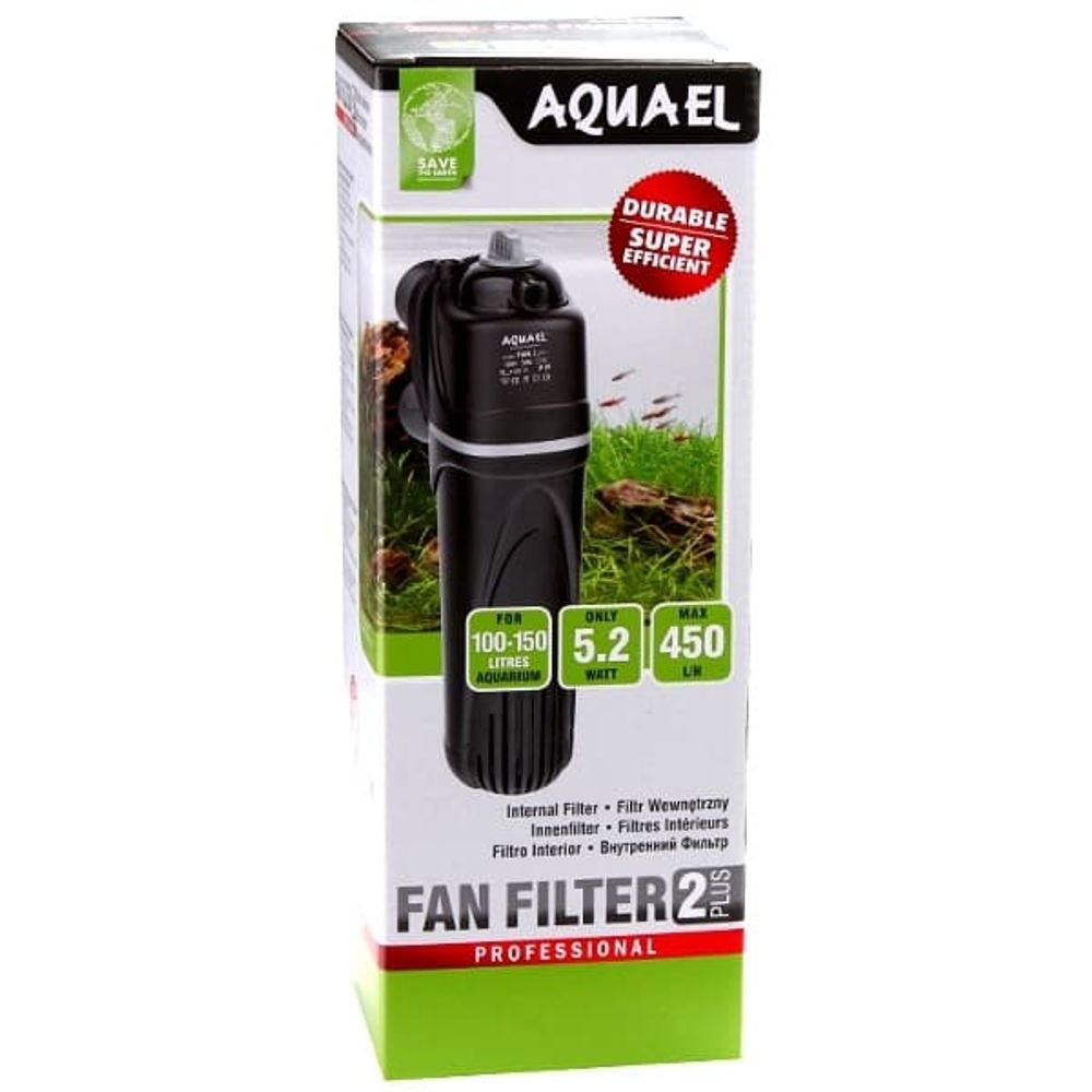 Aquael помпа фильтр Fan 2 Plus (до-150л) 450л/ч 7.2 w