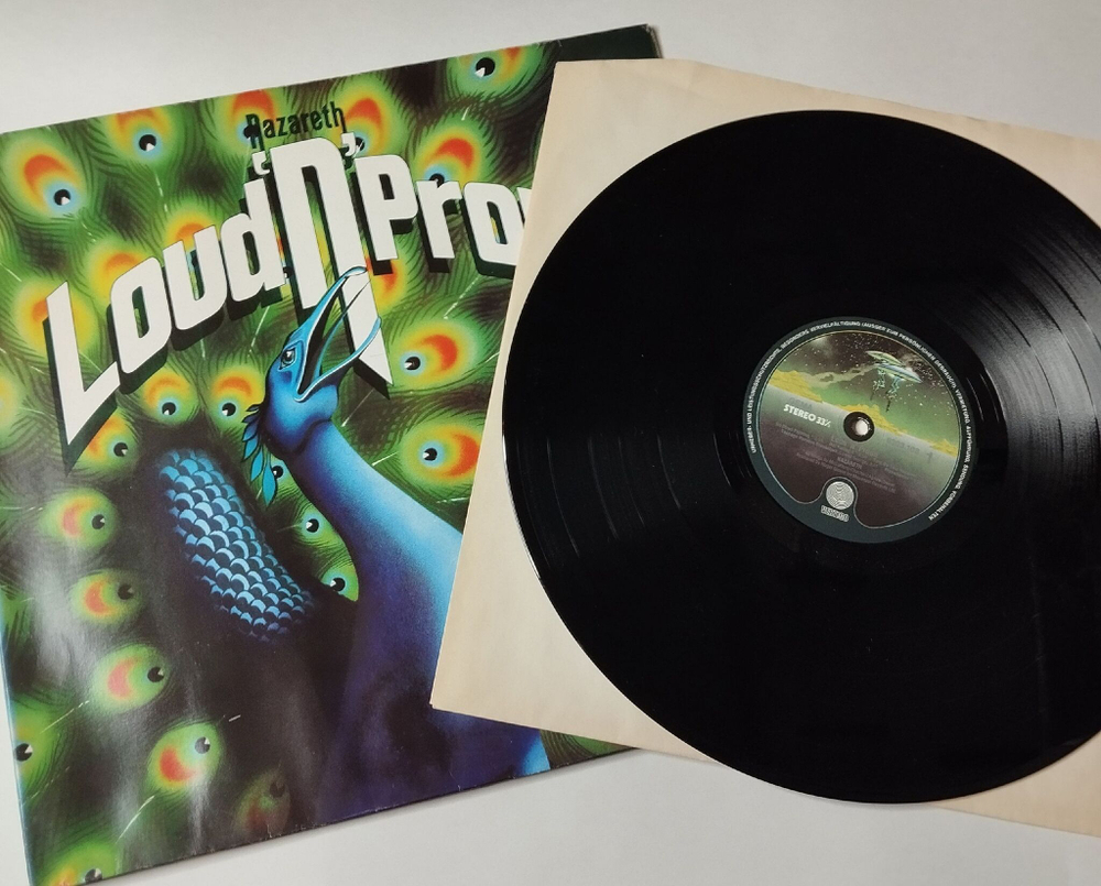 Винтажная виниловая пластинка LP Nazareth Loud N Proud (Germany 1974)