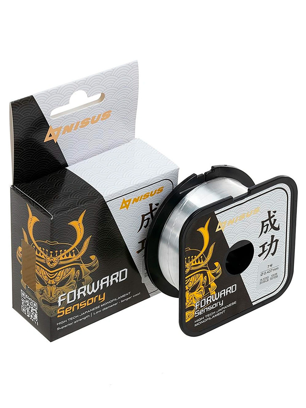 Леска для рыбалки Nisus FORWARD Sensory Nylon Transparent 0,261mm/100m (N-FS-0261-100)