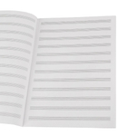 Тетрадь для нот А4 8л., Проф-Пресс "Клавиши на голубом" вертикальная, скрепка, мелованная обложка