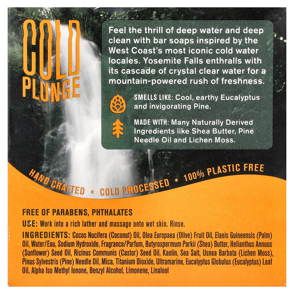 Every Man Jack, кусковое мыло, Yosemite Водопад, 142 г (5 унций)