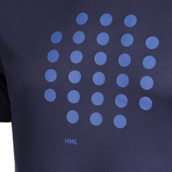 Мужское теннисное поло Hummel Court T-Shirt Men - Dark Blue