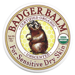 Badger, Бальзам Badger, для сухой и чувствительной кожи, без запаха, 2 унции (56 г)