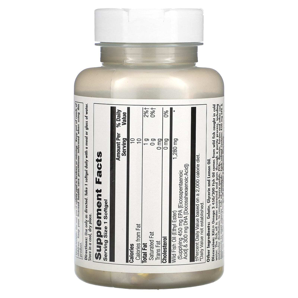 KAL, омега-3 450/300, 60 капсул (1280 мг в 1 капсуле)