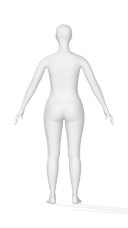 3D аватар манекена Моника