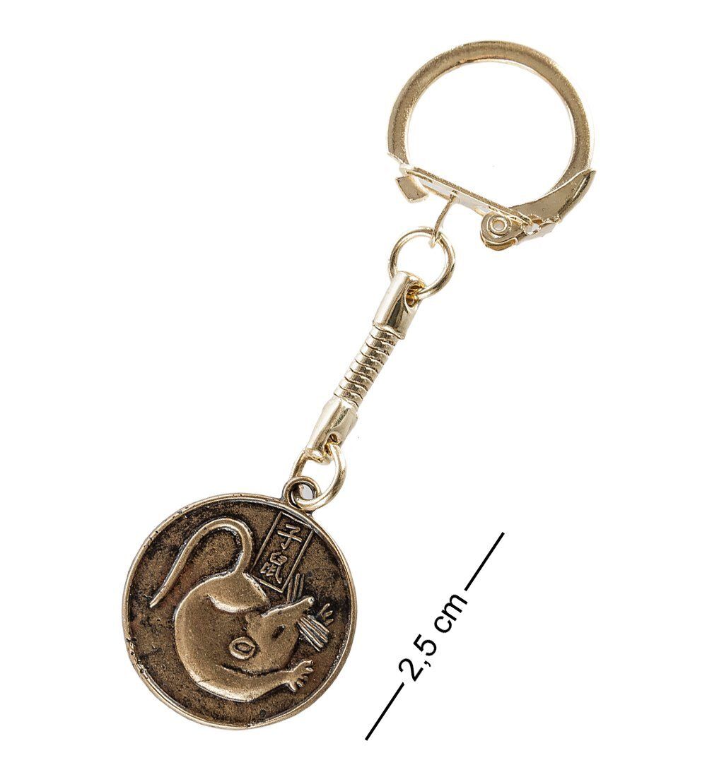AM- 088 Брелок «Счастливая монета» (латунь)