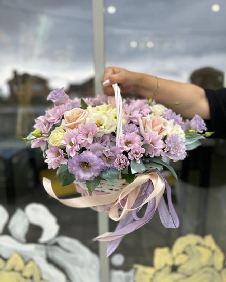 Цветочная Корзинка 💜🤍💜