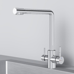 Смеситель для кухни с L-изливом с каналом для питьевой воды, хром AM.PM X-Joy S F85B05700