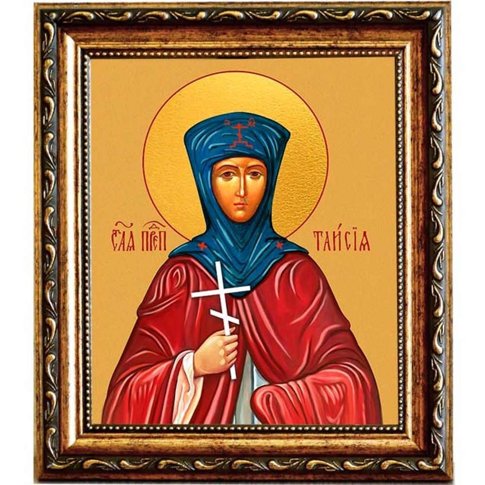 Таисия Фиваидская Преподобная. Икона на холсте.