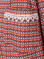 Туника Д-023/оранжевый-геометрия