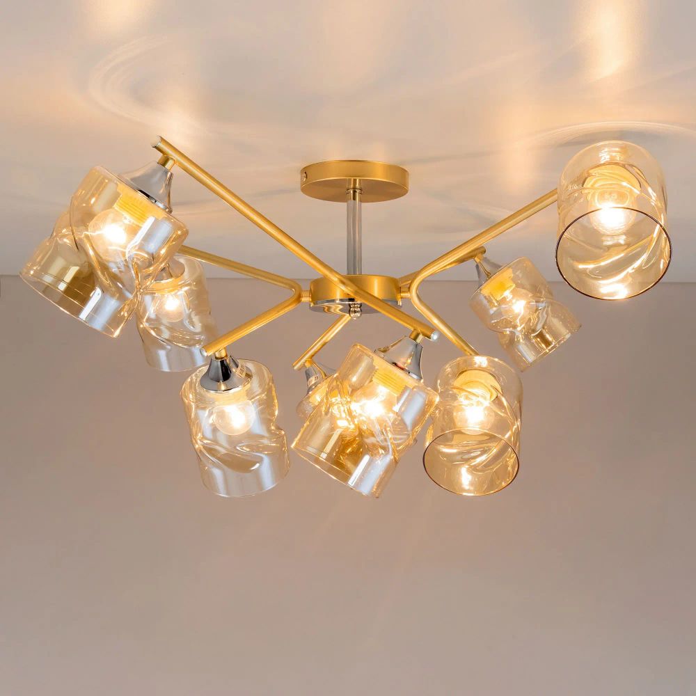 Citilux Клод CL137182 Люстра потолочная Золото