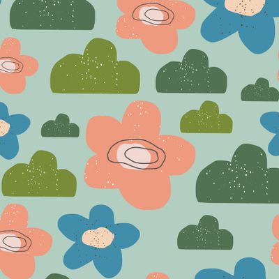 Цветущая полянка №1.