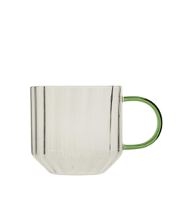 Zara Home чашка из боросиликатного стекла, цвет зелёный, 12.5 см