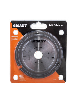 Диск пильный по дереву (125х22.2х3.5 мм) для УШМ Gigant G-0520