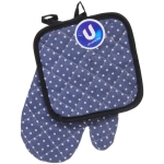 Прихватка в наборе варежкой «HomeStyle», цвет синий