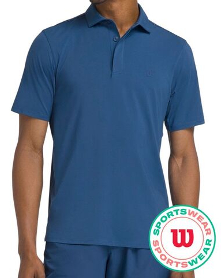 Теннисное поло Wilson League - court blue