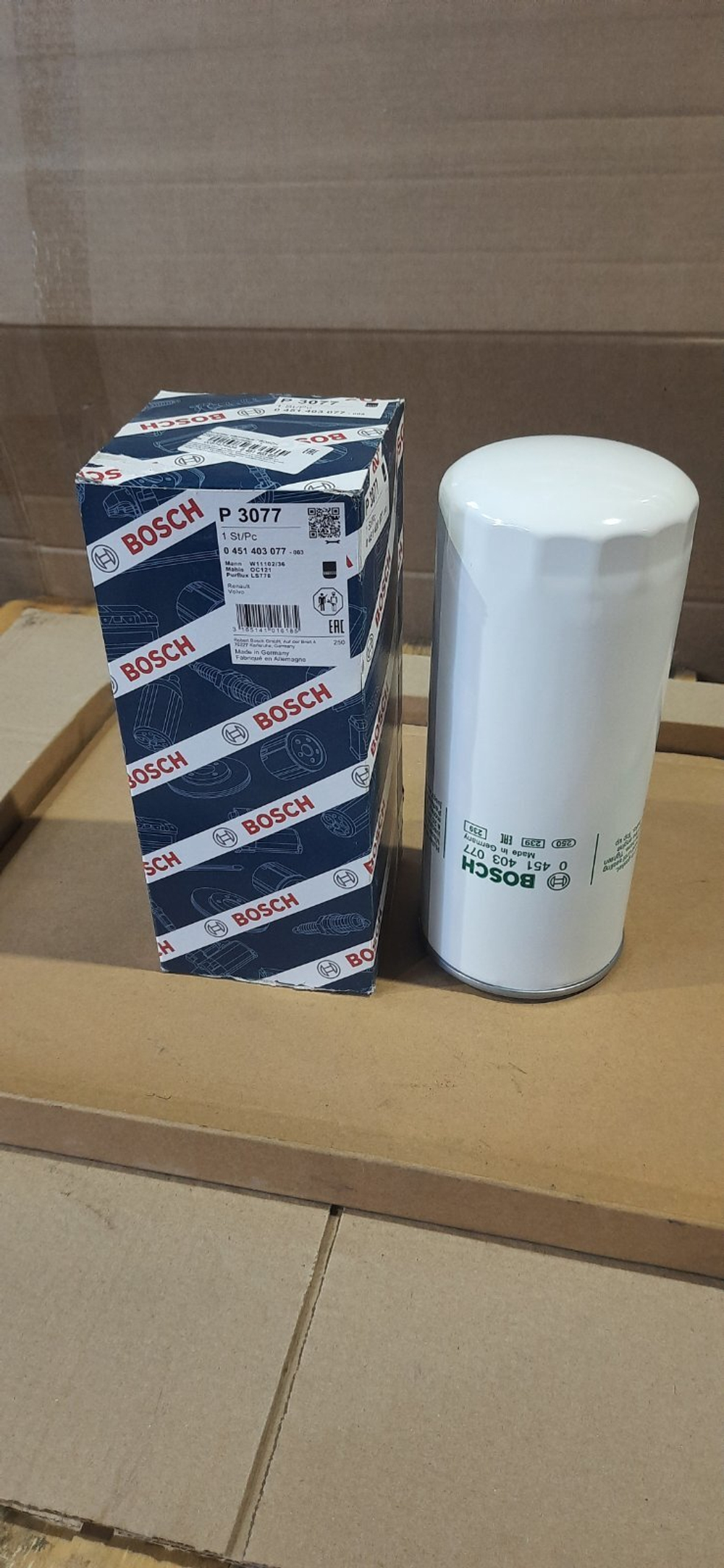 Фильтр масляный Bosch P3077