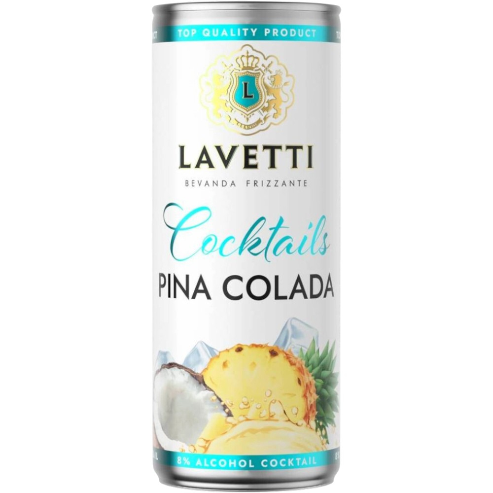 Коктейль Lavetti Pina colada 0.25 л.