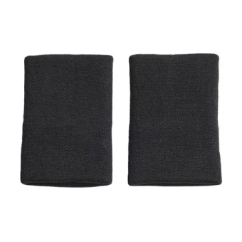 Напульсник теннисный Adidas Long Wristband (OSFM) 2P - black/iron metallic