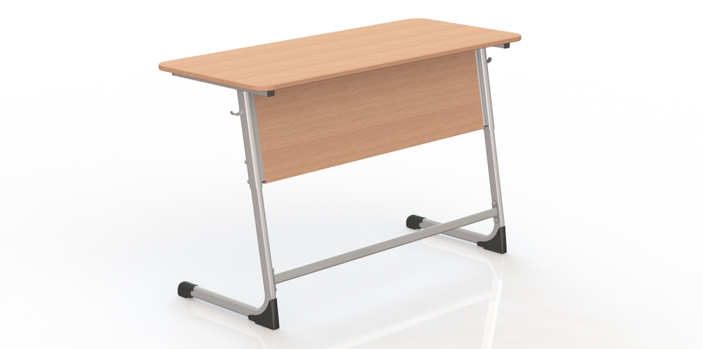 Парта двухместная Mega Smart с ЛДСП экраном