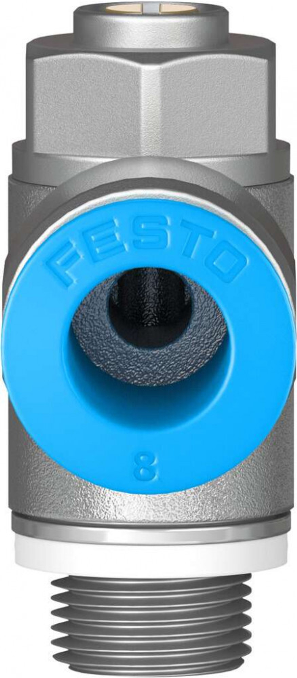 Дроссель с обратным клапаном Festo GRLA-1/8-QS-8-D