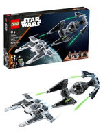 Конструктор Лего Стар Ворс Клык мандалорского истребителя LEGO Star Wars Mandalorian Fang Fighter TIE Interceptor  75348