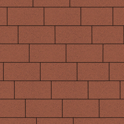 Тротуарная плитка ПРЯМОУГОЛЬНИК 300х150 мм - Стандарт Красный