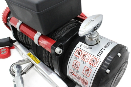 Лебедка автомобильная 12В 12000 lbs (5448 кг) 265:1 HUNTER (синтетический трос)