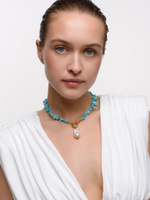 Колье Sea Coral Pearl Gold