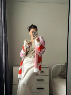 Кардиган с планкой