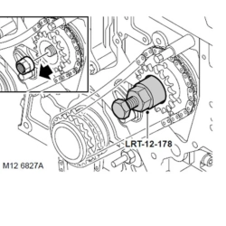 Съемник ТНВД BMW (M47, M57, M47TU, M57TU, M47T2), в блистере RockForce##Rock FORCE RF-9G1501
