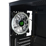 Корпус BaseTech eXtreme GFX-03, Без БП, ATX, чёрный, 4xFRGB FAN, 2xUSB2, 1xUSB3, бок: закалённое стекло (BT-GFX-03-MESH-4F-RGB)