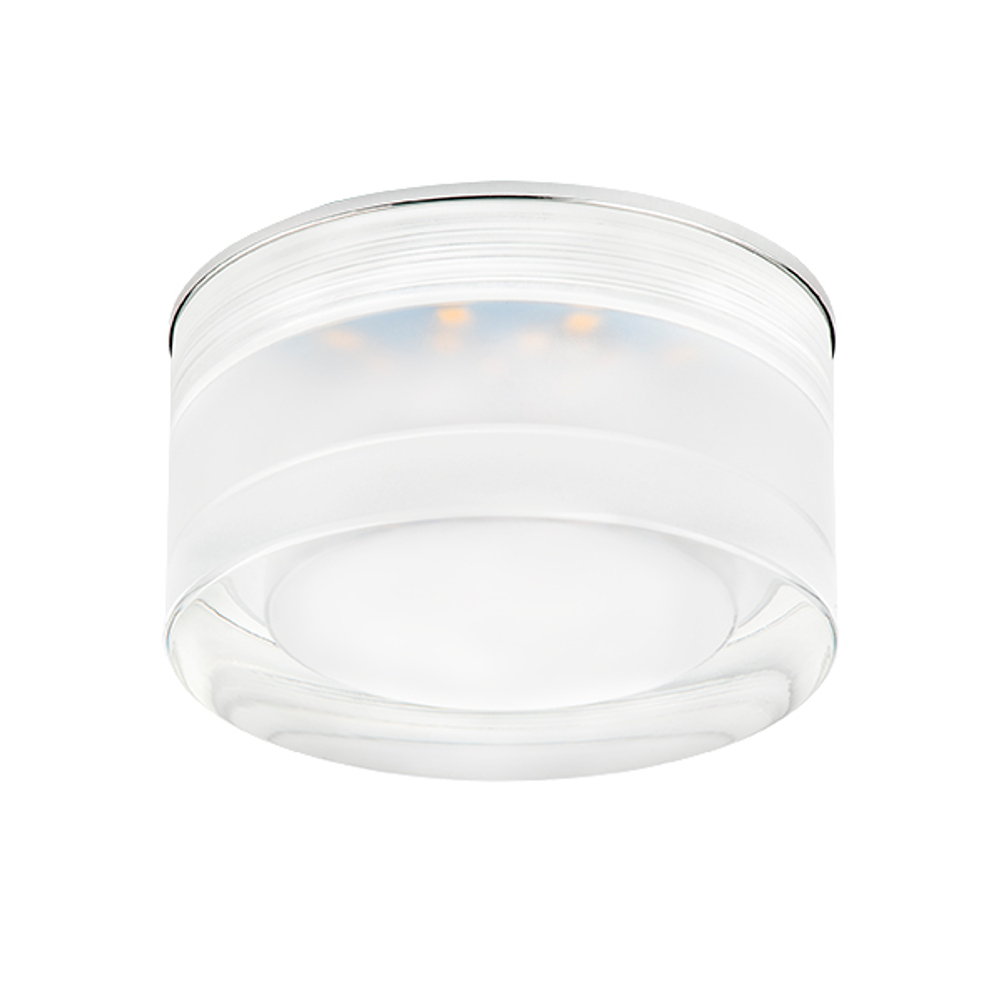 070232 Светильник ARTICO CYL LED 5W 400LM ХРОМ/ПРОЗРАЧНЫЙ/МАТОВЫЙ 3000K