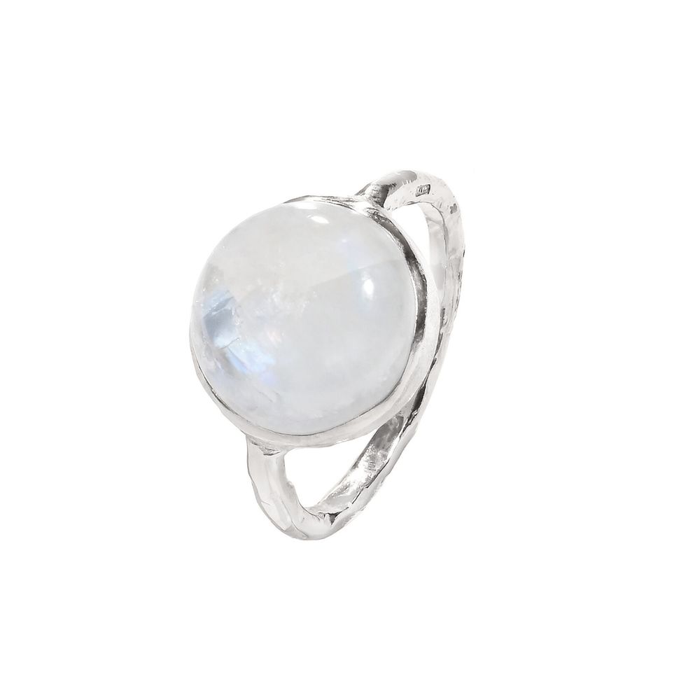 Кольцо битое с лунным камнем