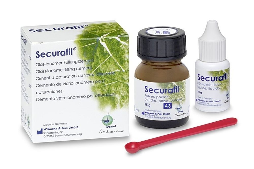 Securafil A3 (15гр.+10мл.) Секурафил А3, пломбировочный цемент