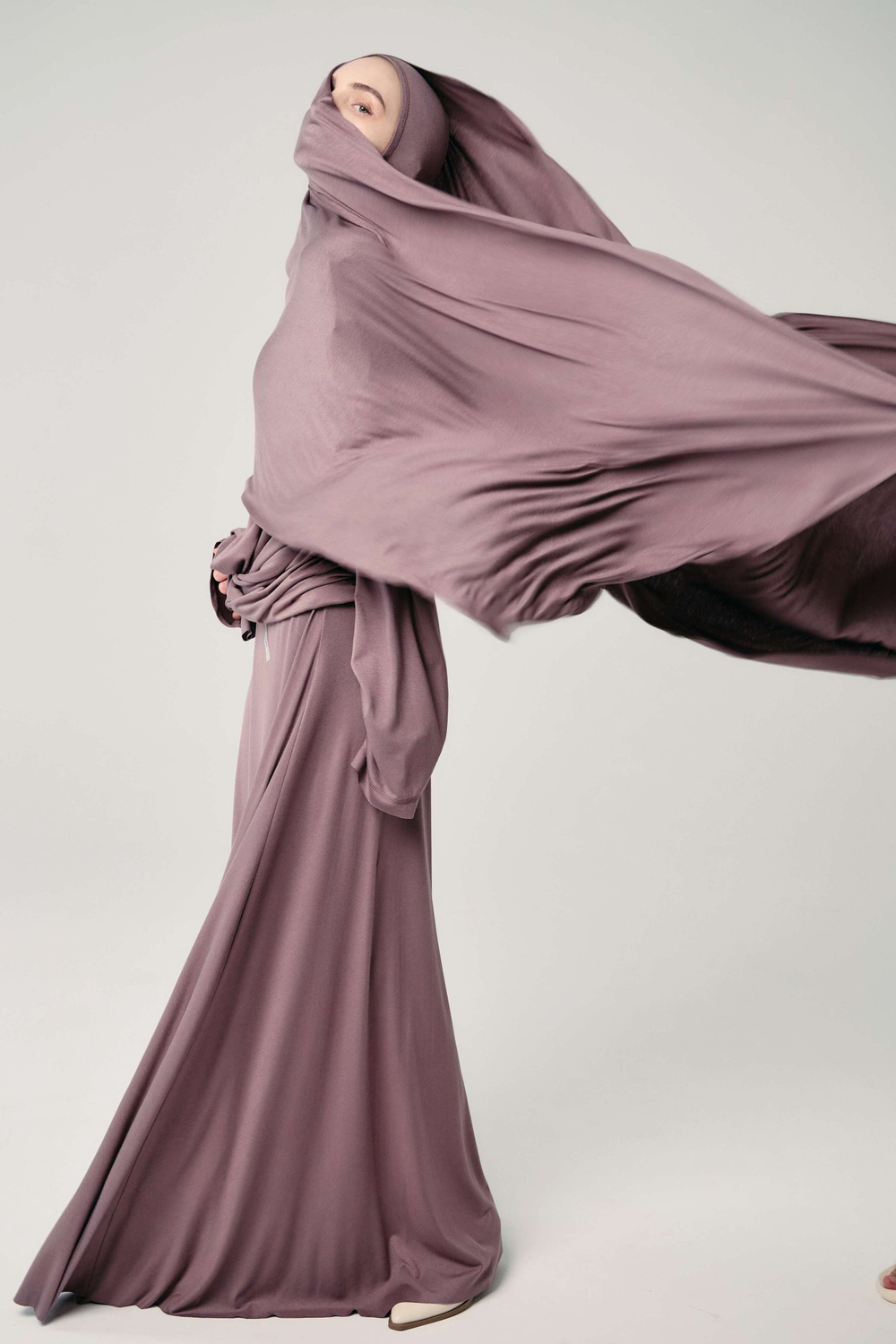 Юбка база широкая мокко