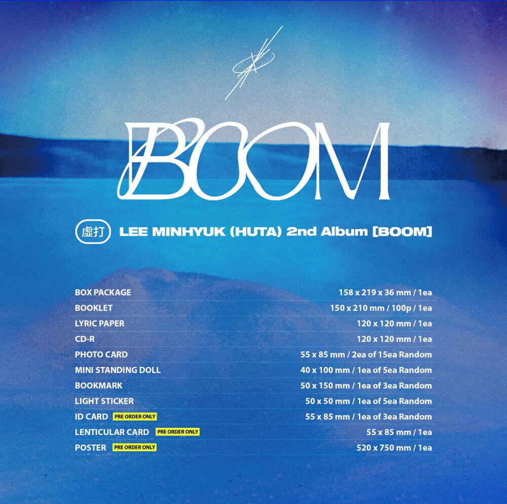 LEE MIN HYUK HUTA BTOB - BOOM