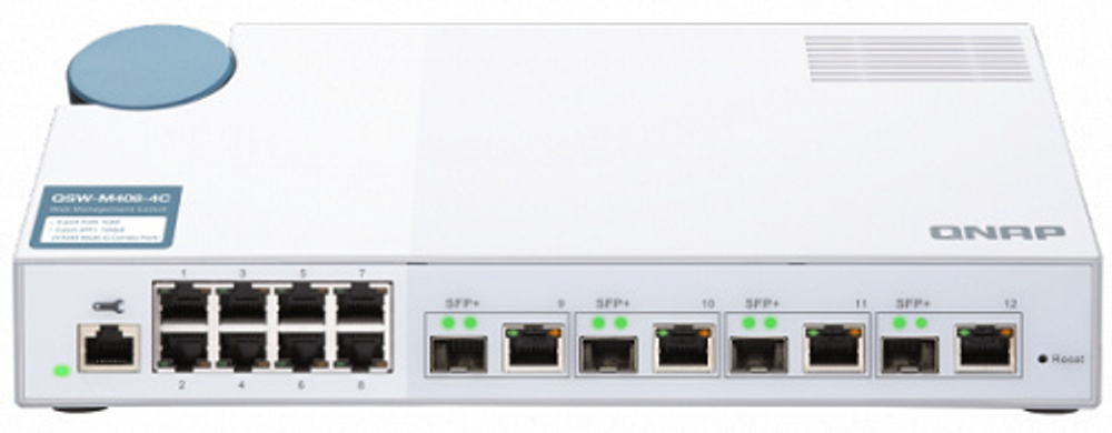 Коммутатор управляемый QNAP QSW-M408-4C