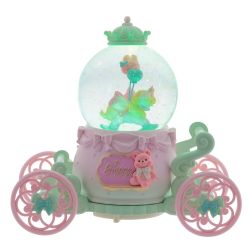 GAEM Фигурка декор " Лошадка" в стекл шаре (муз, подсвет, вьюга, движ, 3xAAA н/п), D10 см, L22 W12 H21 см