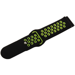 Ремешок COTEetCI W43 Sport Silicone Band (WH5276-BG) для Watch 20мм Black-Green Черно-зеленый