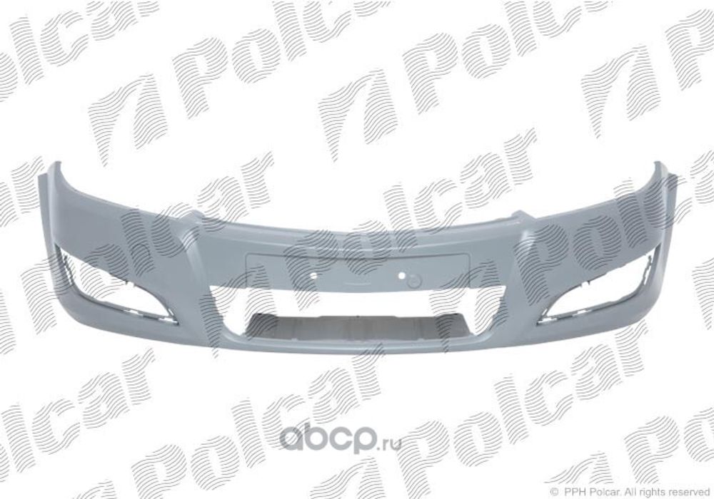 Бампер Opel Astra H перед. (Polcar)
