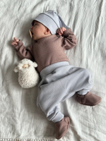 Легкие трикотажные брюки (лапша taupe gray)
