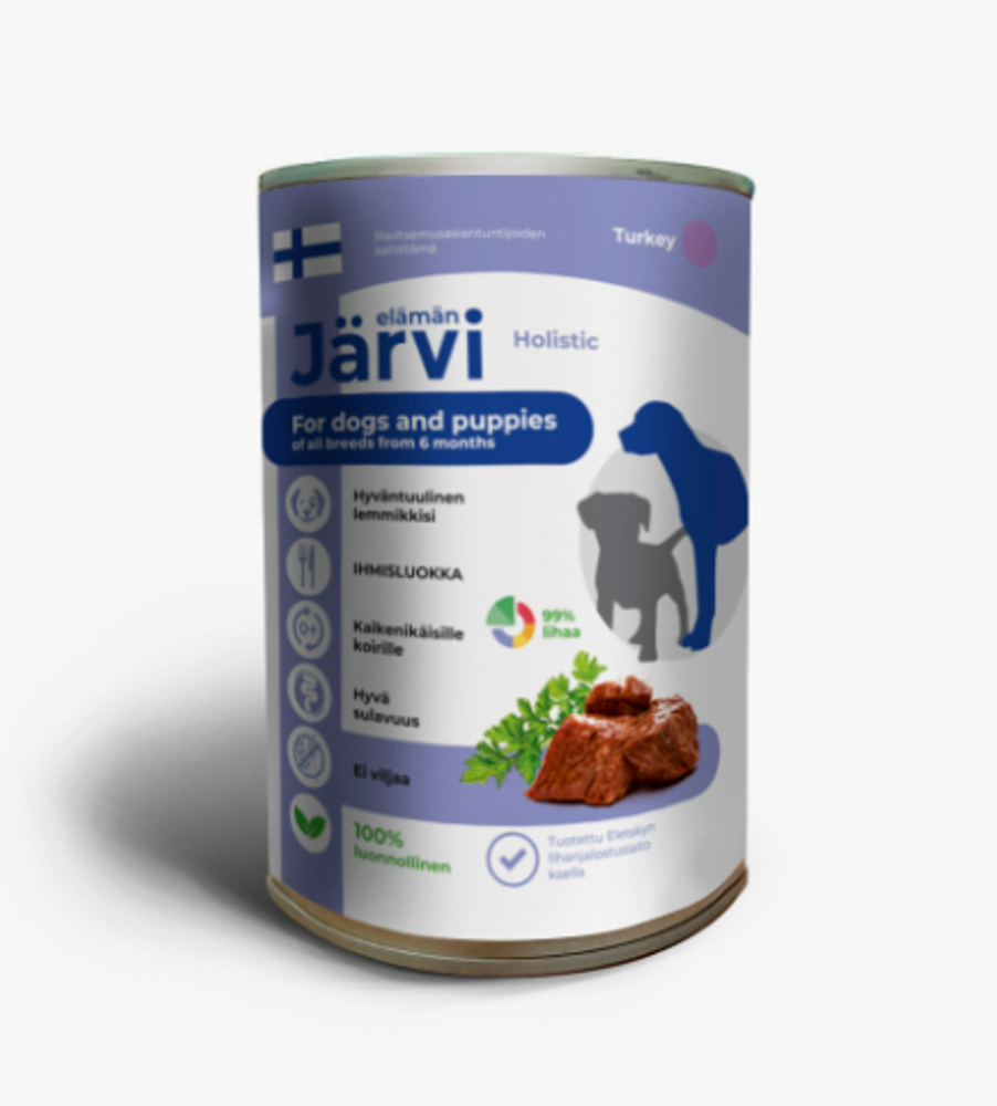 Jarvi полнорационные консервы для щенков и собак всех пород, Ягненок, 400г. Jarvi полнорационные консервы для щенков и собак всех пород, Ягненок, 400г.