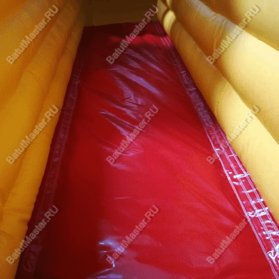 Надувной батут-горка "Слоник в джунглях",с переходом  6*5*5,5 м