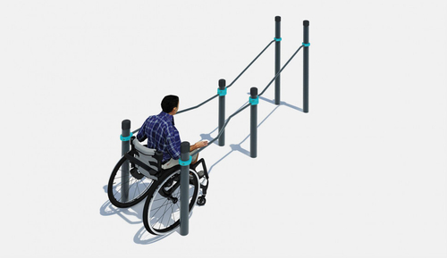 Брусья в подъем и изогнуто-горизонтальные брусья