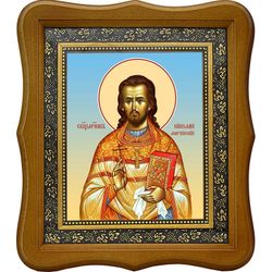 Николай Марийский (Рюриков) священномученик. Икона на холсте.