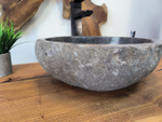 Раковина из речного камня RS-65781 43х37х14 из натурального камня