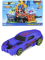 Автотрек Kutch Wheels (50x31см) Color Transfer "Огненное кольцо" (1 машинка)