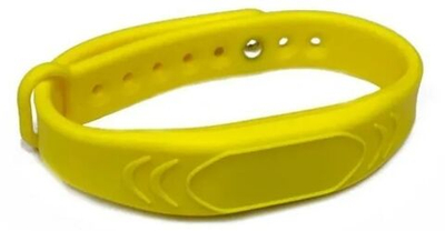 ЛКД-БСЗ-МФ-Ж Браслет-идентификатор Проксимити, силиконовый, Mifare, желтый.